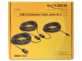 Przedłużacz Delock USB AM-AF 2.0 30m aktywny black - 1377930