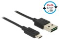 Kabel USB Delock micro AM-BM USB 2.0 Easy-USB 1m - 681137