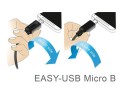 Kabel USB Delock micro AM-BM USB 2.0 Dual Easy-USB 0.5m - 1377973
