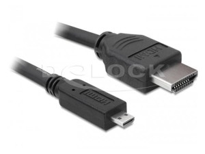 Kabel Delock HDMI-HDMI MICRO 3m High speed Ethernet (A-D)