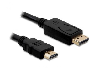 Kabel Delock DisplayPort M->HDMI M 5m gold