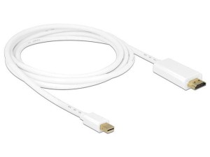 Kabel Delock mini DisplayPort 1,1M -> HDMI-A M 2m Gold