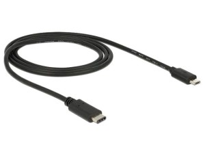 Kabel USB Delock USB type-C(M) -> microiUSB (M) 2.0 1m