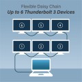 Kabel USB4/Thunderbolt 3 Edimax UC4-010TB 1m USB-C to USB-C czarny - 1055551