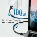 Kabel USB4/Thunderbolt 3 Edimax UC4-010TB 1m USB-C to USB-C czarny - 1055545