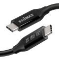 Kabel USB4/Thunderbolt 3 Edimax UC4-010TB 1m USB-C to USB-C czarny - 1055543