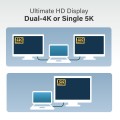 Kabel USB4/Thunderbolt 3 Edimax UC4-010TB 1m USB-C to USB-C czarny - 1055550