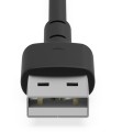 Kabel USB Krux USB-A/USB-C czarny 1,2m - 910134