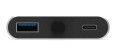 Kabel adapter USB Hub Krux USB =>HDMI srebrno-czarny 0,15m - 909906