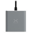 Kabel adapter USB Hub Krux USB =>HDMI srebrno-czarny 0,15m - 909905