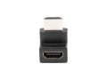 Adapter Lanberg AD-0034-BK HDMI(M) - HDMI(F) kątowy góra czarny - 681970