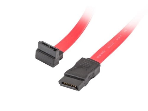 Kabel SATA Lanberg SATA-III DATA 0,5m kątowy - 681981