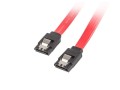 Kabel SATA Lanberg SATA-III DATA 0,5m metalowe zatrzaski - 681982