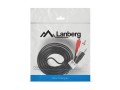 Kabel audio Lanberg stereo minijack - 2x Chinch M/M 2m - 1378159