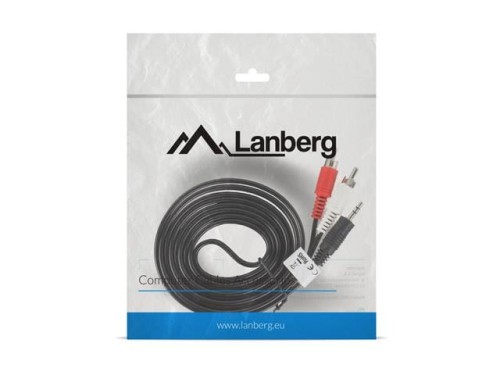 Kabel audio Lanberg stereo minijack - 2x Chinch M/M 2m - 1378159