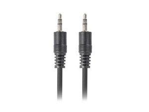 Kabel audio Lanberg stereo minijack - minijack M/M 3m czarny