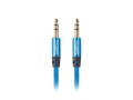 Kabel audio Lanberg Premium stereo minijack - minijack M/M 3m niebieski - 1378182