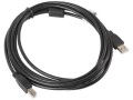 Kabel USB 2.0 Lanberg AM-BM Ferryt 3m czarny - 739376