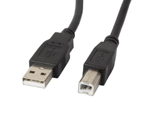 Kabel USB 2.0 Lanberg AM-BM Ferryt 5m czarny - 682030