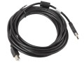 Kabel USB 2.0 Lanberg AM-BM Ferryt 5m czarny - 1378214