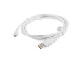 Kabel USB 2.0 Lanberg micro AM-MBM5P 1,8m biały - 739380