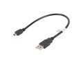 Kabel USB 2.0 Lanberg mini AM-BM5P(CANON) 0,3m czarny - 1378234