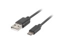 Kabel USB 2.0 Lanberg micro BM-AM 3,0m QC 3.0 czarny - 682100
