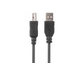 Kabel USB 2.0 Lanberg AM-BM 1,8m czarny ferryt box - 1378283