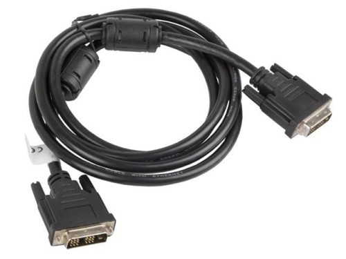 Kabel DVI Lanberg DVI-D (18+1) M/M 1,8m czarny - 738823
