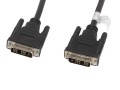 Kabel DVI Lanberg DVI-D (18+1) M/M 1,8m czarny - 738824