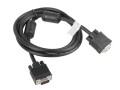 Kabel VGA Lanberg M/M 1,8m Ekran Ferryt czarny - 839312