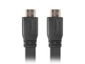 Kabel HDMI Lanberg M/M v2.0 0,5m czarny flat - 1197232