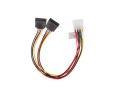 Kabel zasilający Lanberg Molex(M) -> 2x SATA(F) 0,3m - 1378415