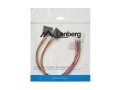 Kabel zasilający Lanberg Molex(M) -> 2x SATA(F) 0,3m - 1378416