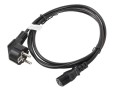 Kabel zasilający Lanberg CEE 7/7 -> IEC 320 C13 1,8m czarny - 1048924