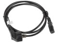 Kabel zasilający Lanberg CEE 7/7 -> IEC 320 C13 1,8m VDE czarny - 874678