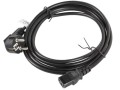 Kabel zasilający Lanberg CEE 7/7 -> IEC 320 C13 5m VDE czarny - 750956