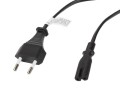 Kabel zasilający Lanberg CEE 7/16 ->  IEC 320 C7 EURO (radiowy) 3m czarny - 1378482