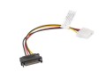 Kabel adapter Lanberg SATA zasilający(M) -> Molex(F) 0,15m - 1378484