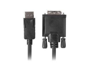 Kabel adapter Lanberg DisplayPort v1.2 - DVI-D (24+1) M/M 1,8m czarny Dual Link