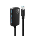 Kabel USB 3.0 LINDY Active Extension Pro Hub 10m czarny - 1312540