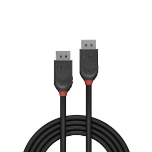 Kabel DisplayPort 1.2, LINDY Black Line 4K UHD M/M, czarny, 1,5m