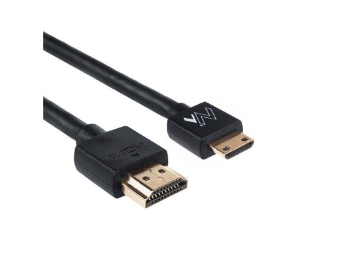 Kabel HDMI A-C Maclean MCTV-710 HDMI 1.4 (M) - miniHDMI 1.4 (M) ULTRA SLIM, czarny 0,5m - 1378935