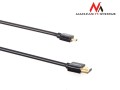 Kabel HDMI A-D Maclean MCTV-722 HDMI 1.4 (M) - microHDMI 1.4 (M) ULTRA SLIM, czarny 2m - 1378947