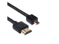 Kabel HDMI A-D Maclean MCTV-723 HDMI 1.4 (M) - microHDMI 1.4 (M) ULTRA SLIM, czarny 3m - 1378948