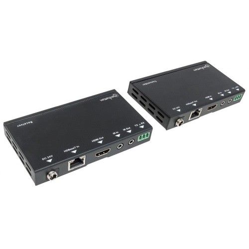 Extender HDMI Manhattan HDBASET po skrętce Cat.6/6a/7 4K IR POC do 40m - 1379008