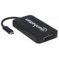 Adapter Manhattan AV USB-C na HDMI/DP/DVI/VGA 4K60Hz - 1379020