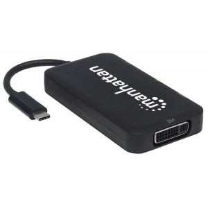 Adapter Manhattan AV USB-C na HDMI/DP/DVI/VGA 4K60Hz