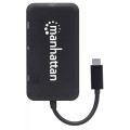 Adapter Manhattan AV USB-C na HDMI/DP/DVI/VGA 4K60Hz - 1379023