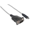 Adapter Manhattan USB-C na RS232/COM/DB9 - 1379036